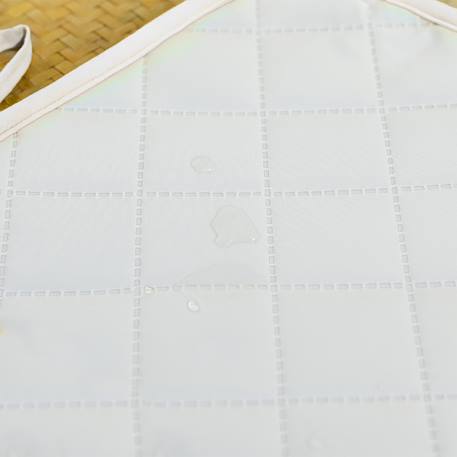 Tapis à langer nomade en coton bio Blanc+Fraise+Honey+Rose+Vert+Vichy 5 - vertbaudet enfant 