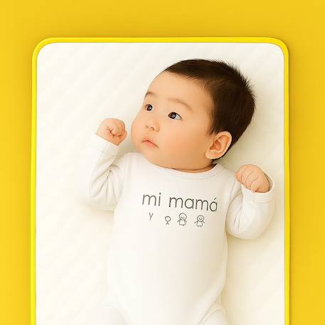Tapis à langer nomade en coton bio Blanc+Fraise+Honey+Rose+Vert+Vichy 14 - vertbaudet enfant 