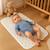Tapis à langer nomade en coton bio Blanc+Fraise+Honey+Rose+Vert+Vichy 3 - vertbaudet enfant 