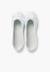 Ballerines fille  en cuir Blanc+Gris perle+Rose 5 - vertbaudet enfant 