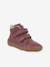 Bottes pieds nus enfants BAREFOOT WINTER FURRY Froddo bleu nuit+bordeaux 2 - vertbaudet enfant 