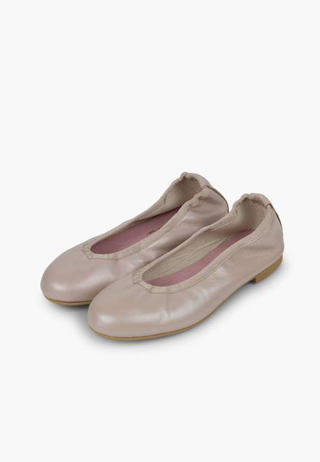 Ballerines fille  cuir nacré Argent+Couleur chair+Or+Rose pâle 22 - vertbaudet enfant 