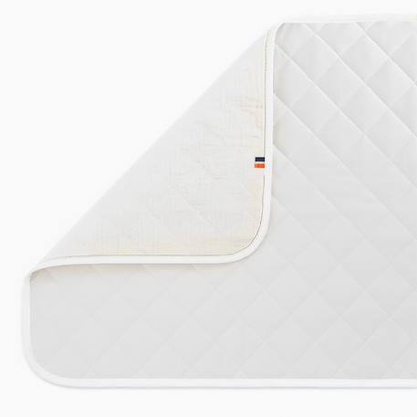 Tapis à langer nomade en coton bio Blanc+Fraise+Honey+Rose+Vert+Vichy 1 - vertbaudet enfant 