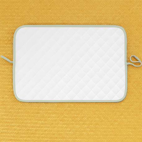 Tapis à langer nomade en coton bio Blanc+Fraise+Honey+Rose+Vert+Vichy 29 - vertbaudet enfant 