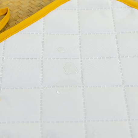 Tapis à langer nomade en coton bio Blanc+Fraise+Honey+Rose+Vert+Vichy 15 - vertbaudet enfant 