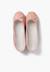 Ballerines fille  en cuir Blanc+Gris perle+Rose 17 - vertbaudet enfant 