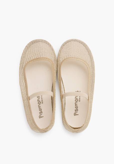 Ballerine fille en résille métallisée Argent+Or 11 - vertbaudet enfant 