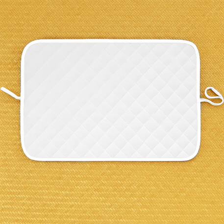 Tapis à langer nomade en coton bio Blanc+Fraise+Honey+Rose+Vert+Vichy 4 - vertbaudet enfant 