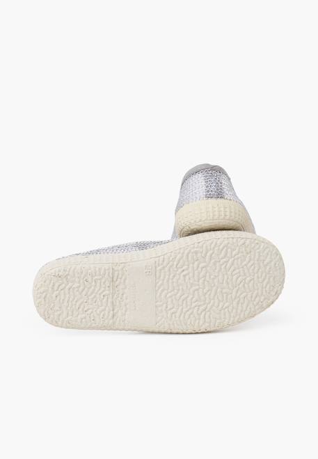 Ballerine fille en résille métallisée Argent+Or 3 - vertbaudet enfant 