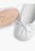 Ballerines fille  en cuir Blanc+Gris perle+Rose 6 - vertbaudet enfant 