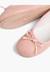 Ballerines fille  en cuir Blanc+Gris perle+Rose 18 - vertbaudet enfant 