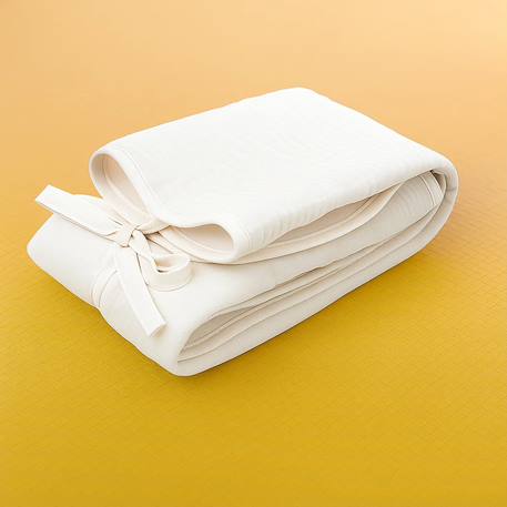 Tapis à langer nomade en coton bio Blanc+Fraise+Honey+Rose+Vert+Vichy 6 - vertbaudet enfant 