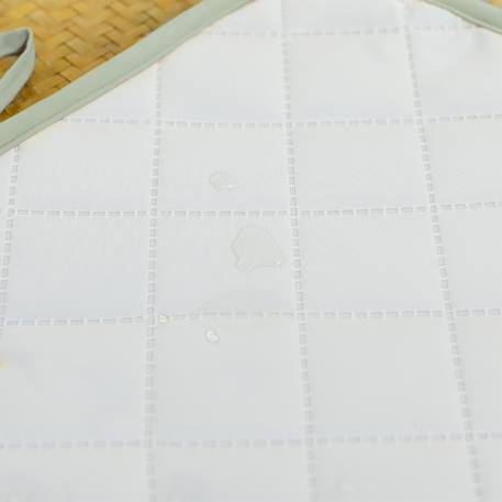 Tapis à langer nomade en coton bio Blanc+Fraise+Honey+Rose+Vert+Vichy 30 - vertbaudet enfant 