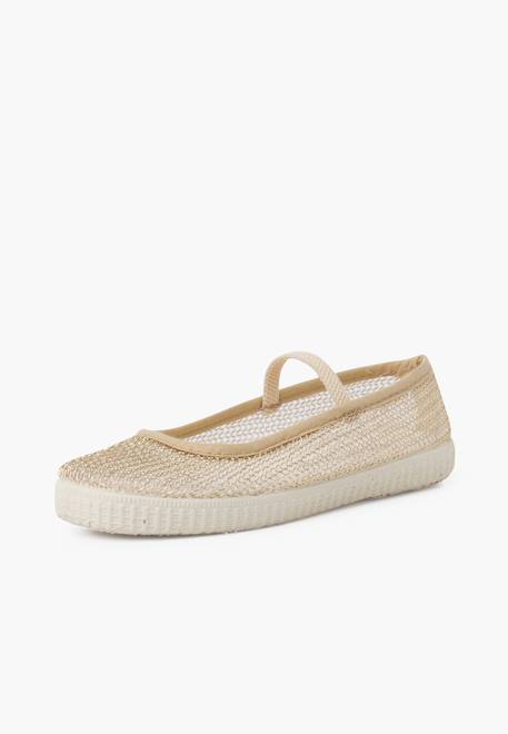 Ballerine fille en résille métallisée Argent+Or 8 - vertbaudet enfant 