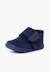 Chaussons barefoot velours côtelé fermeture à scratch Bleu marine+Pierre 2 - vertbaudet enfant 