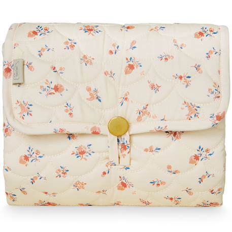 Tapis à langer de voyage berries Rouge, écru, rose, bleu 1 - vertbaudet enfant 