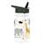 Gourde enfant ergonomique 450 ml Beige+Bleu+Gris+Jaune+Kaki+Noir+Rose+Vert de gris 27 - vertbaudet enfant 