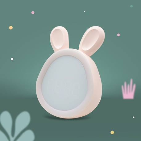 Réveil lapin rose Blanc+Rose 8 - vertbaudet enfant 