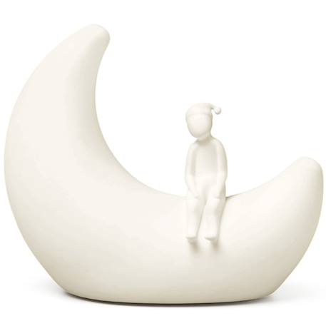 Petite veilleuse clair de lune (17 cm) Blanc 1 - vertbaudet enfant 
