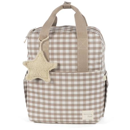 Sac à dos caetana sand Beige+Vert 1 - vertbaudet enfant 