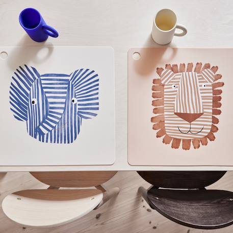 Set de table en silicone Gris, bleu, blanc 3 - vertbaudet enfant 