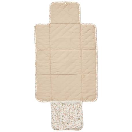 Tapis à langer bébé matelassé augusta Rose, marron, écru 2 - vertbaudet enfant 