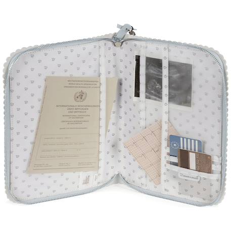 Protège carnet de santé icon rose Bleu+Gris+Marron+Rose+Vert 2 - vertbaudet enfant 