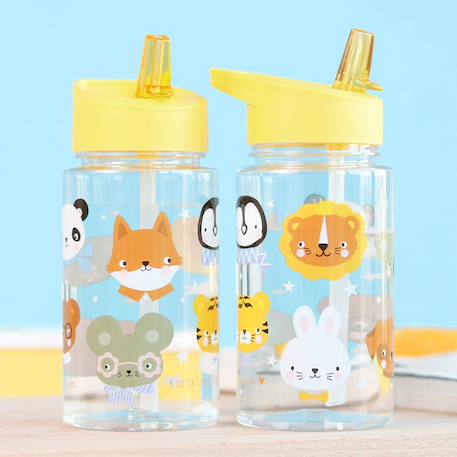 Gourde enfant ergonomique 450 ml Beige+Bleu+Gris+Jaune+Kaki+Noir+Rose+Vert de gris 19 - vertbaudet enfant 