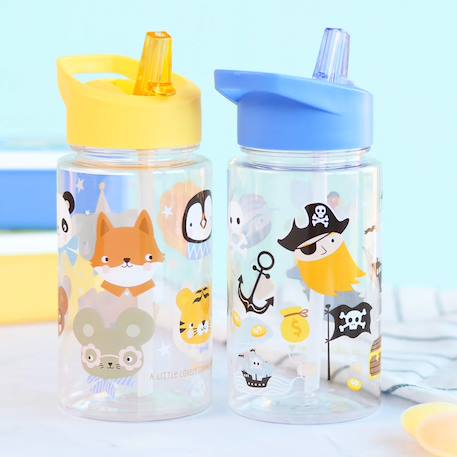 Gourde enfant ergonomique 450 ml Beige+Bleu+Gris+Jaune+Kaki+Noir+Rose+Vert de gris 10 - vertbaudet enfant 