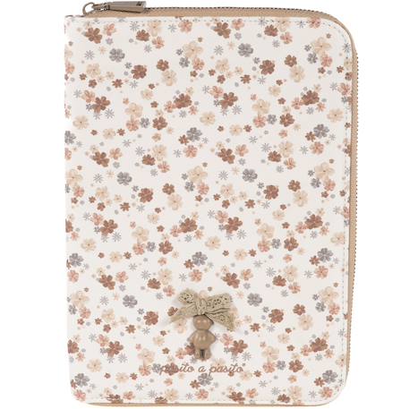 Protège carnet de santé somerset Blanc, rose, marron 1 - vertbaudet enfant 