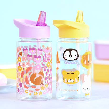 Gourde enfant ergonomique 450 ml Beige+Bleu+Gris+Jaune+Kaki+Noir+Rose+Vert de gris 21 - vertbaudet enfant 