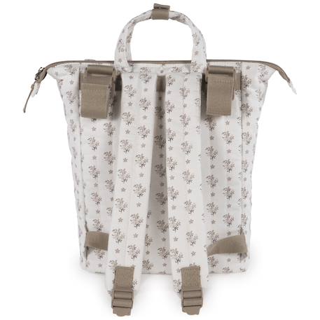Sac à dos à langer botton fleurs Beige 4 - vertbaudet enfant 