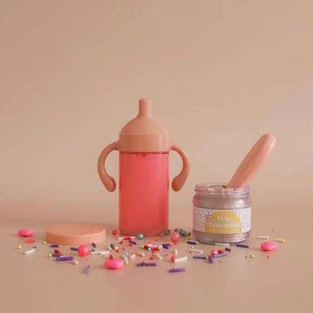 Coffret repas petit pot et biberon magiques pour poupée anniversaire Rose 6 - vertbaudet enfant 