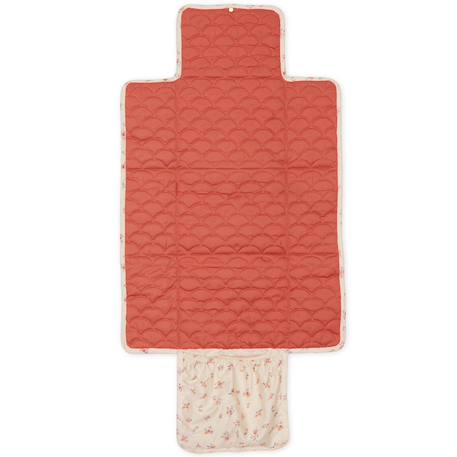 Tapis à langer de voyage berries Rouge, écru, rose, bleu 2 - vertbaudet enfant 