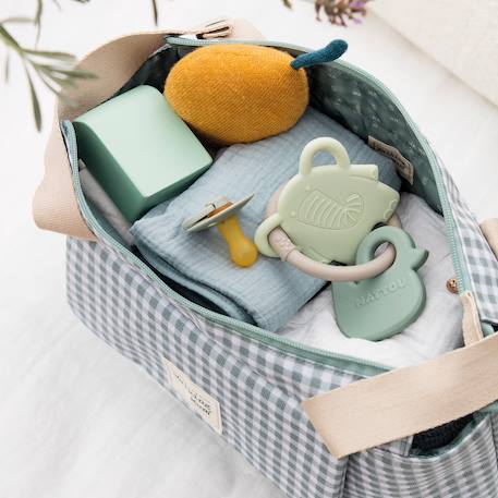 Trousse de toilette i love vichy vert Vert, blanc 6 - vertbaudet enfant 