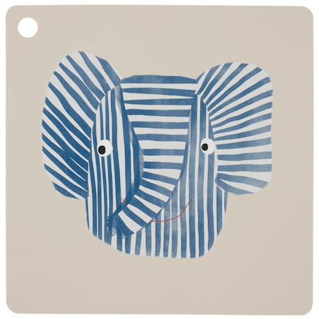 Set de table en silicone Gris, bleu, blanc 1 - vertbaudet enfant 