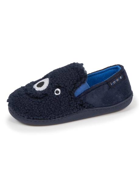 Chaussons mocassins en sherpa, semelle antidérapante Marine 6 - vertbaudet enfant 