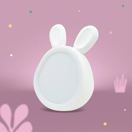 Réveil lapin rose Blanc+Rose 3 - vertbaudet enfant 