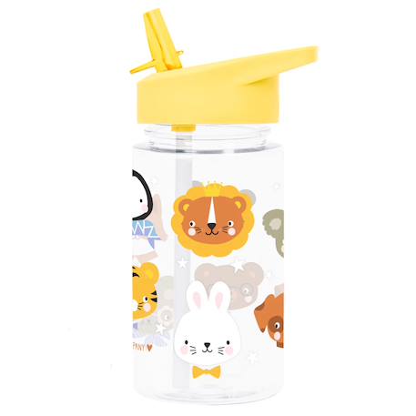 Gourde enfant ergonomique 450 ml Beige+Bleu+Gris+Jaune+Kaki+Noir+Rose+Vert de gris 17 - vertbaudet enfant 