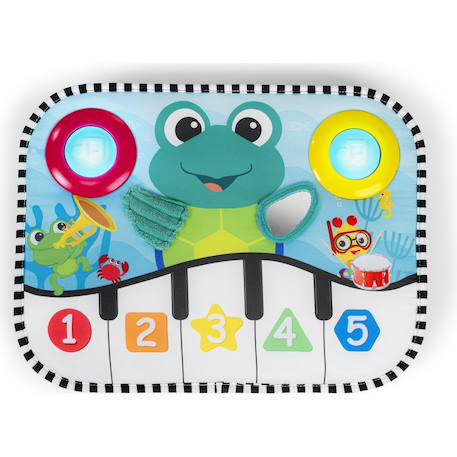 Jouet à accrocher et clavier musical Multicolore 1 - vertbaudet enfant 