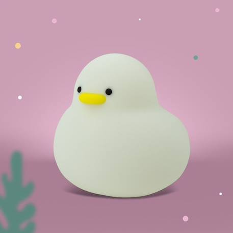 Veilleuse rechargeable canard Blanc, jaune, noir 4 - vertbaudet enfant 