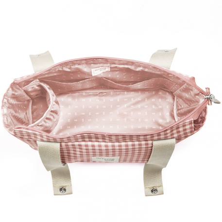Sac à poussette i love vichy rose Gris, blanc+Rose, blanc+Vert, blanc 12 - vertbaudet enfant 