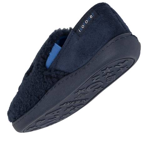 Chaussons mocassins en sherpa, semelle antidérapante Marine 5 - vertbaudet enfant 