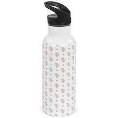 Puériculture-Gourde isotherme botton fleurs (500 ml)
