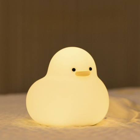 Veilleuse rechargeable canard Blanc, jaune, noir 2 - vertbaudet enfant 