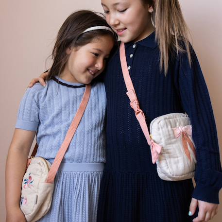 Sac pour enfants bows Ecru, rose 3 - vertbaudet enfant 