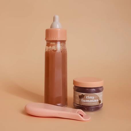 Coffret repas petit pot et biberon magiques pour poupée céréales Blanc, rose+Marron, rose 9 - vertbaudet enfant 
