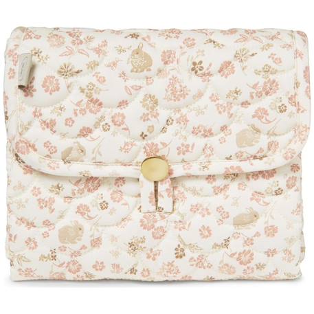 Tapis à langer bébé matelassé augusta Rose, marron, écru 1 - vertbaudet enfant 