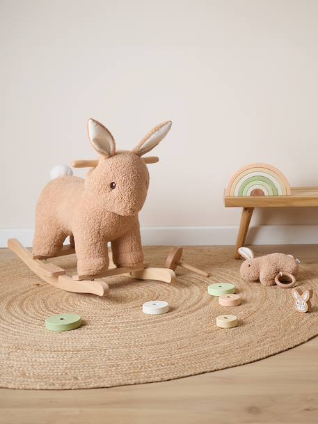 Bascule pour bébé - lapin á bascule Lapin fine 3 - vertbaudet enfant 