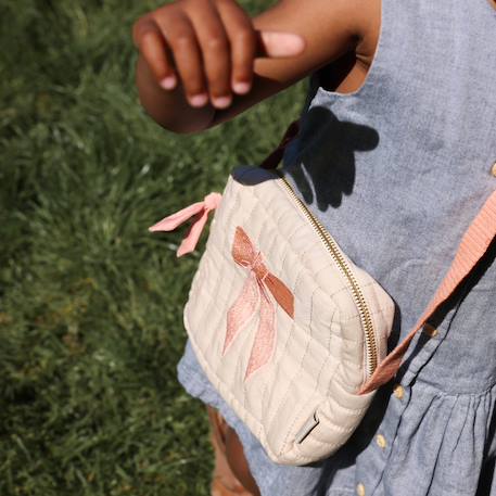 Sac pour enfants bows Ecru, rose 2 - vertbaudet enfant 